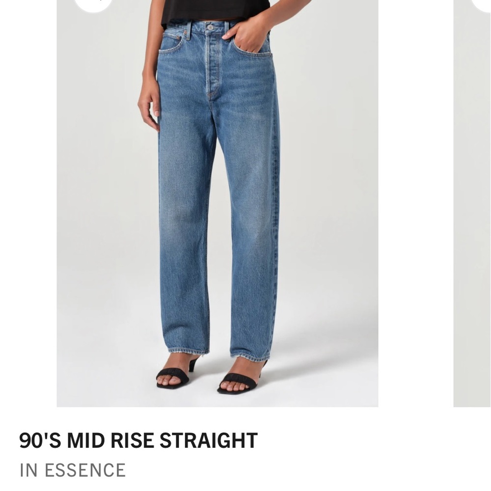 Agolde 90’s Loose Jeans in Essence Size 25 - Picture 2 of 14